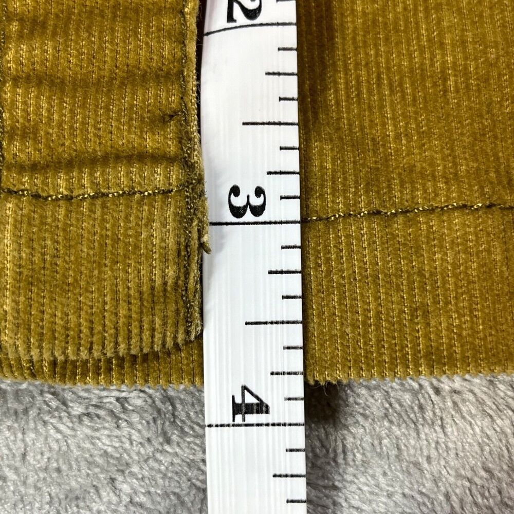 Athleta Women's Mini Skirt Size 4 Mustard‎ Yellow Corduroy5-Pocket Casual Cotton - Picture 13 of 13
